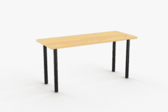 Adjustable Height - 1.5" Diameter Table Post Leg | Legs&Bases